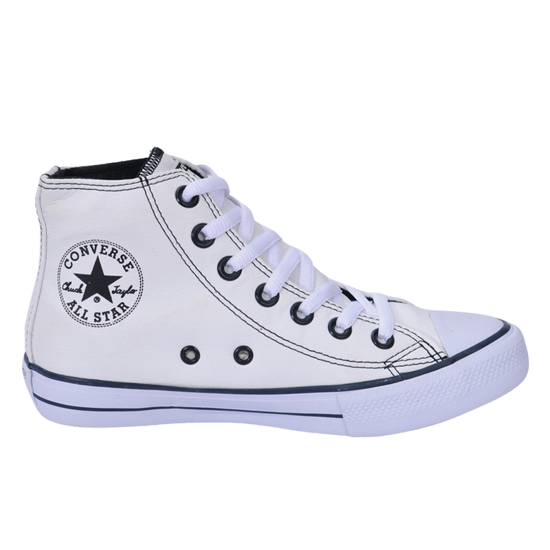 Converse bota branca sintética