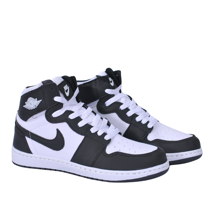 Nike bota Air Jordan brco e preto