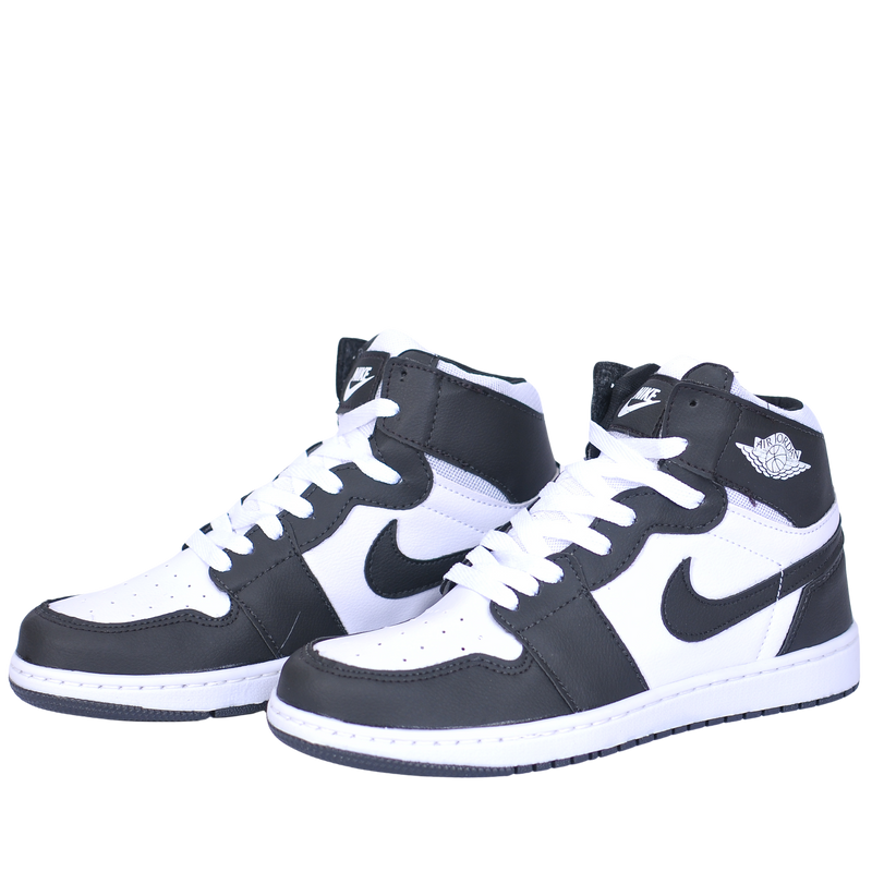 Nike bota Air Jordan brco e preto