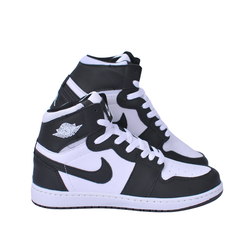 Nike bota Air Jordan brco e preto