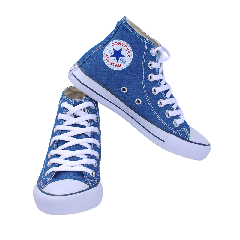 Converse jeans azul