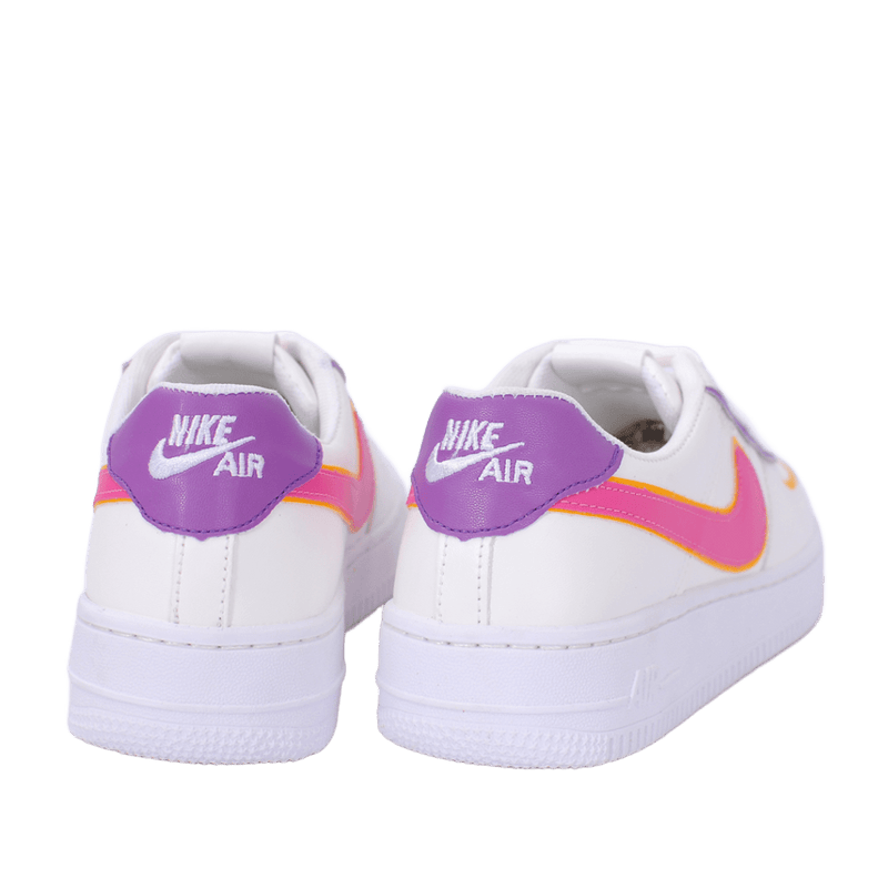 Nike Air Force Branco Girassol Rosa