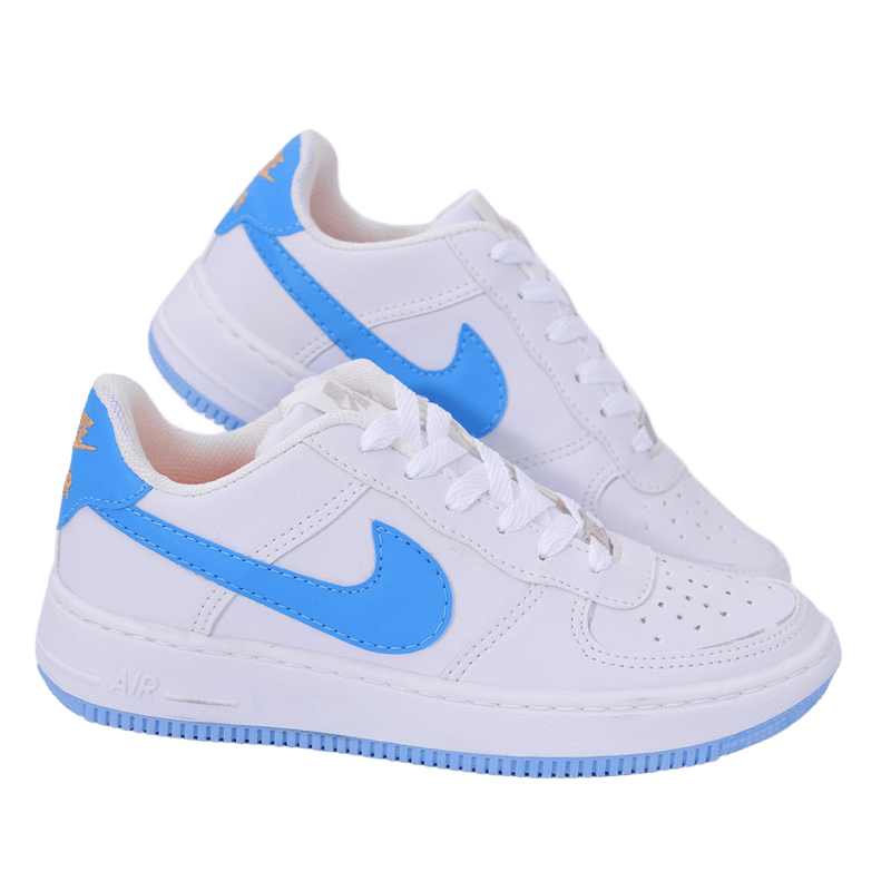 Nike Air Force Branco Azul