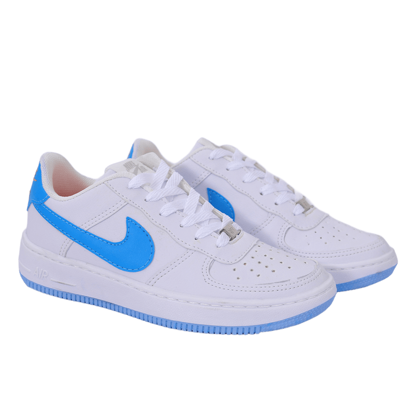 Nike Air Force Branco Azul