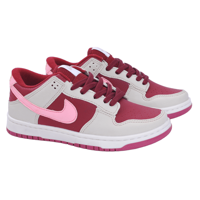 Nike Dunk Low Marfim Bordo