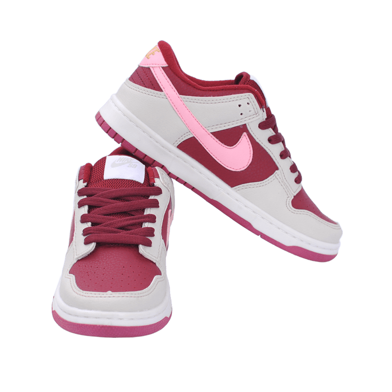 Nike Dunk Low Marfim Bordo