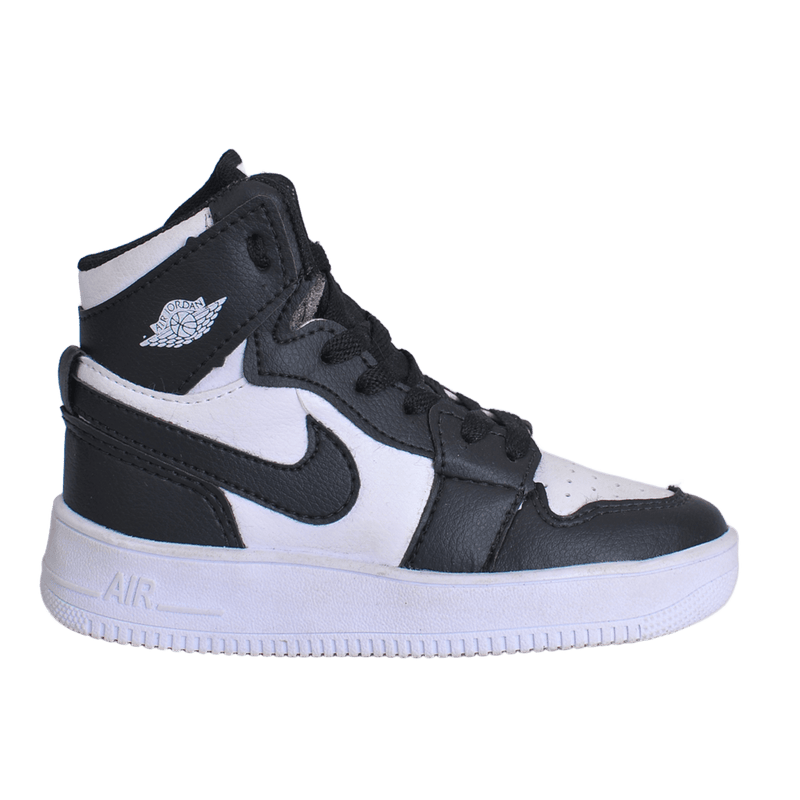 Nike Jordan Infantil Preto Branco