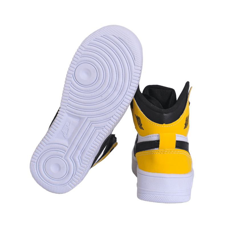 Nike Jordan Infantil Preto Amarelo