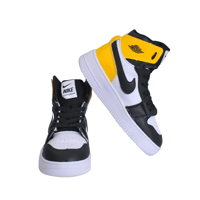 Nike Jordan Infantil Preto Amarelo